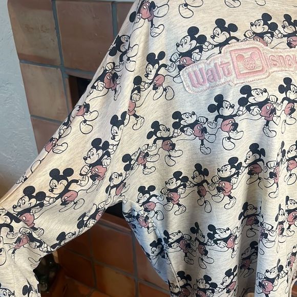 Walt Disney World Mickey Mouse one shoulder sweatshirt, size L! - Picture 4 of 8